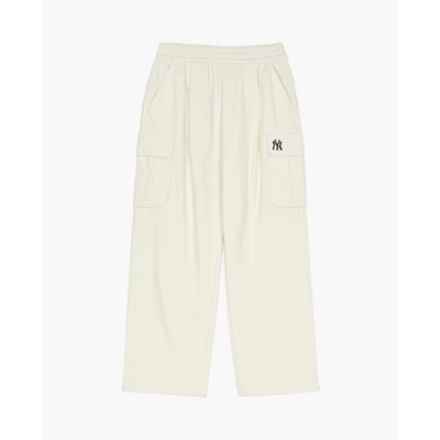 MLB - Quần dài unisex ống rộng Basic Small Logo Cargo_3APTB0951-50CRS