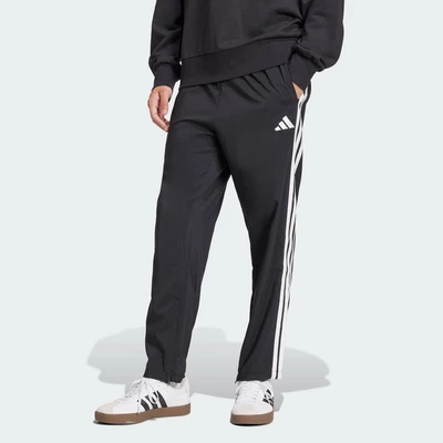 adidas Phong cách sống Quần Stanford Ống Đứng 3 Sọc Essentials Nam Đen JC8491