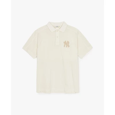 MLB - Áo polo unisex Basic Washing Over Fit_3APQB0453-50CRD