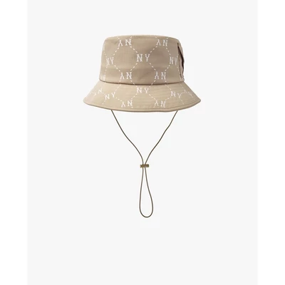 MLB - Nón bucket unisex Diamond Monogram Sporty Safari_3AHTM015N-50BGD