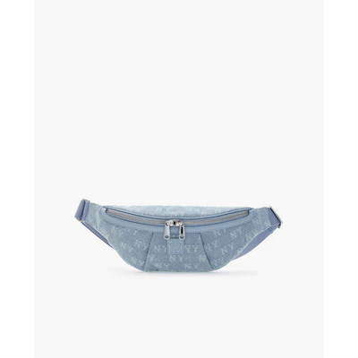 MLB - Túi bao tử unisex Classic Jacquard Denim Monogram_3AHSMD15N-50BLL