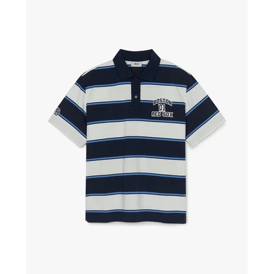 MLB - Áo polo unisex Varsity Stripe Overfit_3APQV0253-43NYS