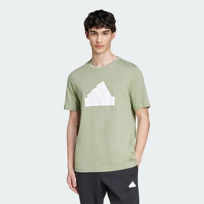 adidas Phong cách sống Áo Thun Badge of Sport Future Icons Nam màu xanh lá IY7716