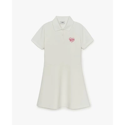 MLB - Đầm polo mini Heart Slim Fit_3FOPH0153-50IVS