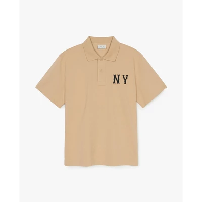 MLB - Áo polo unisex tay ngắn Basic Coopers Logo Overfit_3APQB0353-50BGL