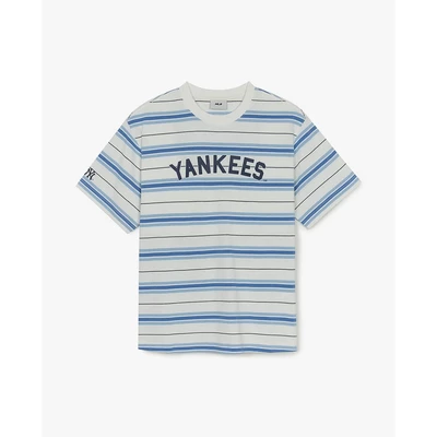 MLB - Áo thun unisex Varsity Stripe Overfit_3ATSV0353-50IVS