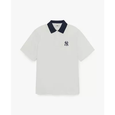MLB - Áo polo unisex cổ bẻ tay ngắn Varsity_3APQV0263-50IVS