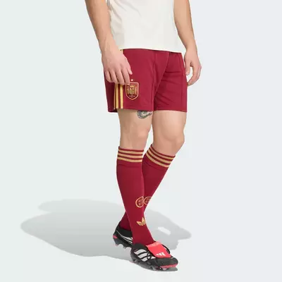 adidas Football Spain 26 Away Shorts Men Burgundy JN4399