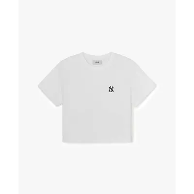 MLB - Áo croptop nữ cổ tròn tay ngắn Basic_3FTSB1263-50WHS