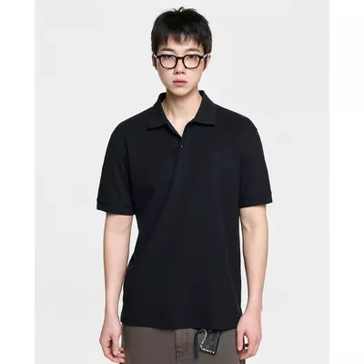 MLB - Áo polo unisex cổ bẻ tay ngắn Basic_3APQB0163-50BKS