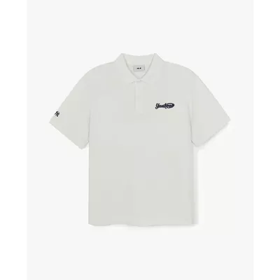 MLB - Áo polo unisex cổ bẻ tay ngắn Varsity Small Cursive_3APQV0163-50IVS