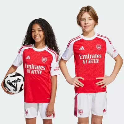 adidas Bóng đá Áo Đấu Sân Nhà Arsenal 25/26 Trẻ Em Trẻ em Đỏ JI9533