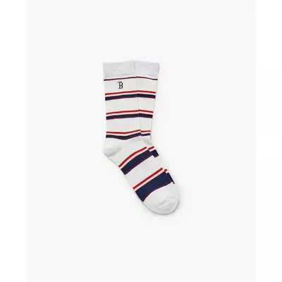 MLB - Vớ cổ cao unisex kẻ sọc Color Striptease_3ASOH016N-43NYS