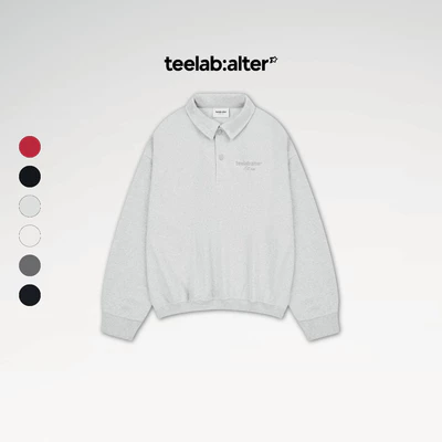 Áo Polo Sweater Teelab Alter Semi Fleece Polo Sweater HD125