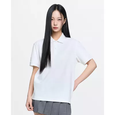 MLB - Áo polo unisex cổ bẻ tay ngắn Basic_3APQB0163-50IVS