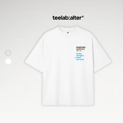 Áo Thun Teelab Alter World Tour Check Oversized Cotton Tee TS364