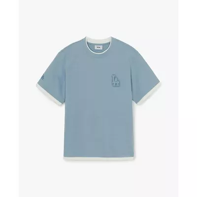 MLB - Áo thun unisex tay ngắn Basic Colorful Street Logo Layered_3ATSB0963-07SBL