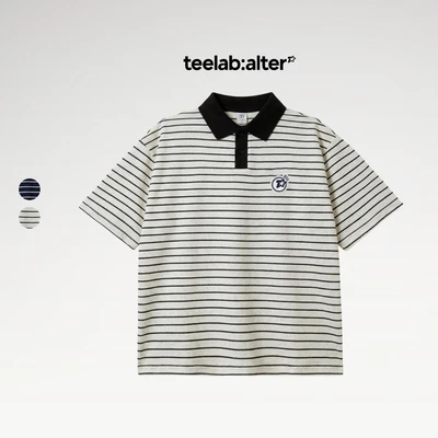 Áo Polo Teelab Alter Relaxed Cotton Stripe Polo AP076