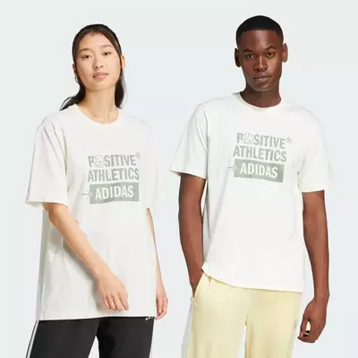 adidas Lifestyle Lounge Verbiage Graphic Tee Men White JJ3992