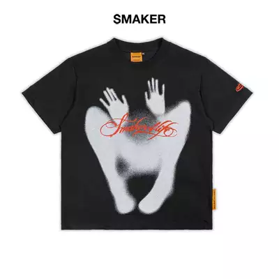 [SMAKER] Áo thun unisex nam nữ màu đen 100% cotton thoáng mát - $4L TEE IN BLACK