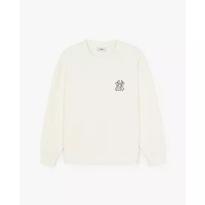 MLB - Áo sweatshirt unisex cổ tròn tay dài New Year Horse_3AMTQ0161-50CRS