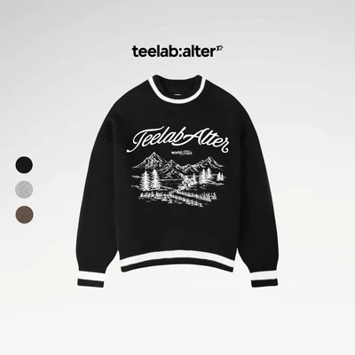 Áo Len Teelab Alter Boxy Knit Switzerland Sweater HD131