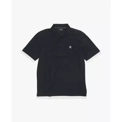 MLB - Áo polo unisex cổ bẻ tay ngắn Basic Layered_3APQB0463-50BKS