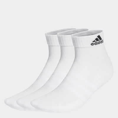 adidas Phong cách sống & Bóng rổ Bộ 3 Đôi Tất Cổ Chân Có Đệm Sportswear Unisex trắng HT3441