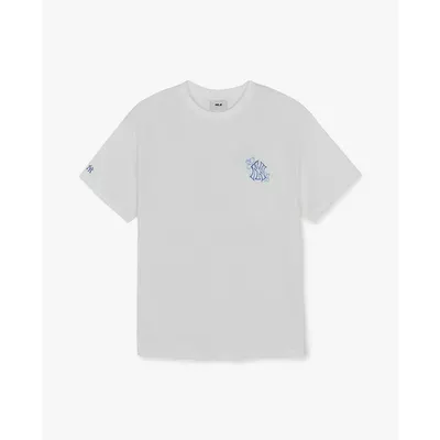 MLB - Áo thun nữ cổ tròn tay ngắn Flower Graphic_3FTSF0263-50WHS