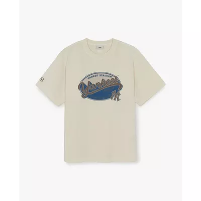 MLB - Áo thun unisex cổ tròn tay ngắn Vintage_3ATSV1463-50CRS