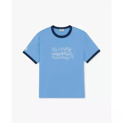 MLB - Áo thun unisex cổ tròn tay ngắn Letter Graphic_3ATSV5163-07SBP
