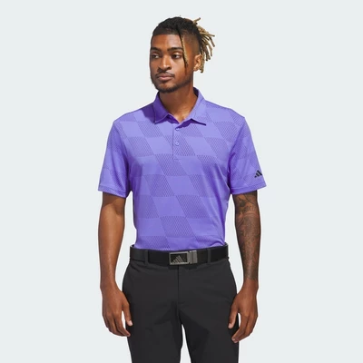 adidas Golf Ultimate365 Textured Polo Shirt Men Blue IX4317