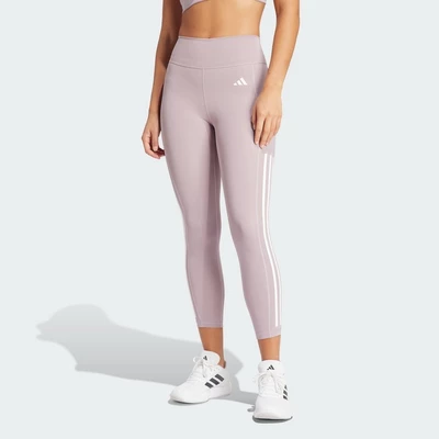 adidas Gym & Training Quần Legging Dáng Dài 3 Sọc Optime Nữ Màu tím IT9129