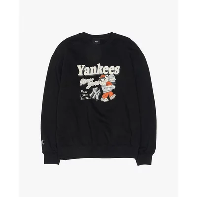 MLB - Áo sweatshirt unisex cổ tròn tay dài Mega Bear Series_3AMTE0154-50BKS