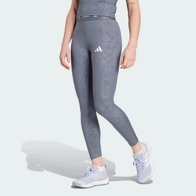 adidas Gym & Training Quần Legging 7/8 Họa Tiết Techfit Nữ Đen JE3645