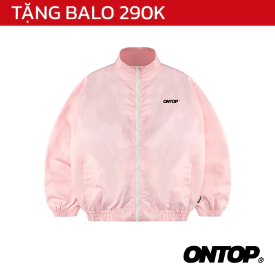 Áo khoác gió màu hồng ONTOP | O24-AK3-H