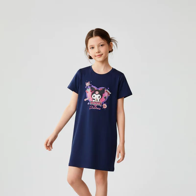 Đầm Bé Gái Skechers Kuromi Dress - SL325G623-007D