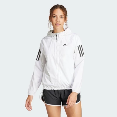 adidas Chạy Áo Khoác Own The Run Nữ trắng IK7445