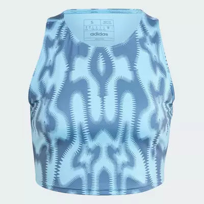 adidas Gym & Training Áo Tank Top Họa Tiết Yoga Studio Nữ Màu xanh da trời IS2977