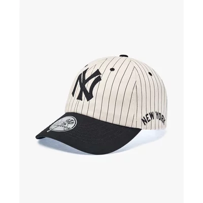 MLB - Nón bóng chày unisex Signature Stripe Unstructured_3ACPB255N-50BKS