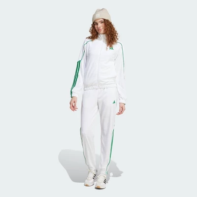 adidas Phong cách sống BỘ TRACKSUIT 3 GẠCH STADIUM Nữ trắng JX0473