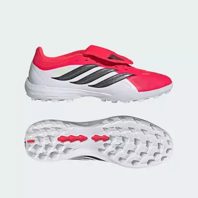 adidas Bóng đá Giày Đá Bóng Sân Cỏ Nhân Tạo Lưỡi Gà Gập PREDATOR LEAGUE Unisex Đỏ JR7873