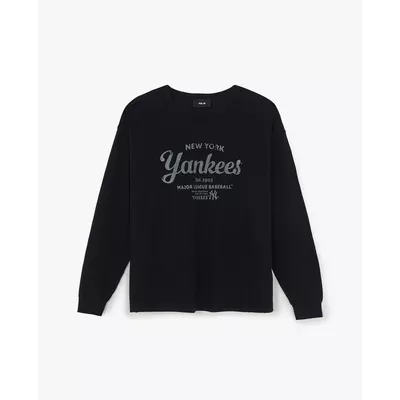 MLB - Áo sweatshirt nữ cổ tròn tay dài Varsity_3FKPV0363-50BKS