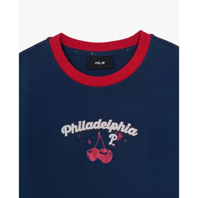 MLB - Áo croptop nữ cổ tròn tay ngắn Summer Fruits_3FTSN6363-10NYD