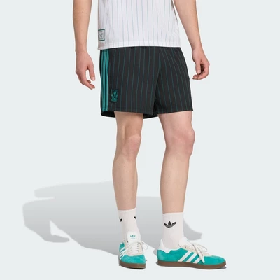 adidas Bóng đá Quần Short Liverpool FC Terrace Icons Nam Đen JW8005