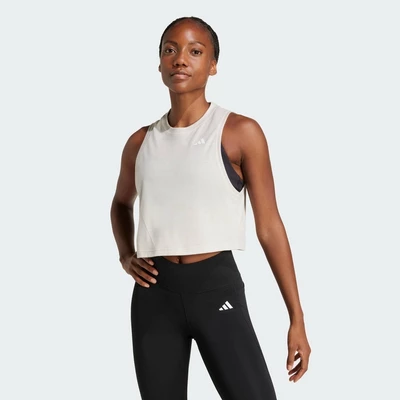 adidas Gym & Training Áo Tank Top Tập Luyện Dáng Boxy Train Essentials Nữ Be JC9557