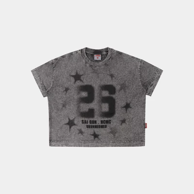 ÁO THUN BOXY U2M2 - BOXY WASH 26