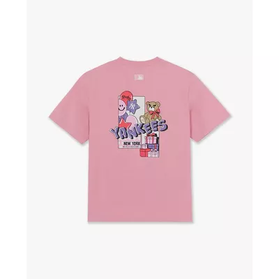 MLB - Áo thun unisex cổ tròn tay ngắn Party Balloons_3ATSN7763-50COL