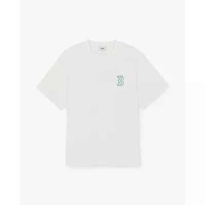MLB - Áo thun unisex cổ tròn tay ngắn hiện đại_3ATSM0563-43IVS