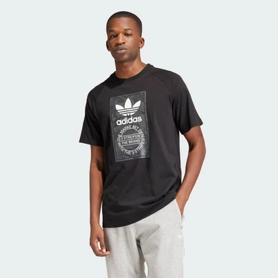adidas Phong cách sống Áo Thun Camo Tongue Nam Đen IS0236